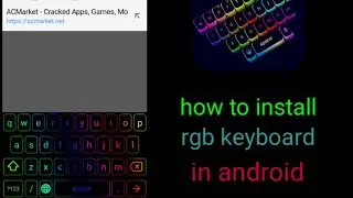 How to download rgb keyboard in android (tamil)