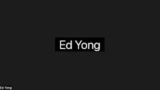 Interview with journalist Ed Yong
