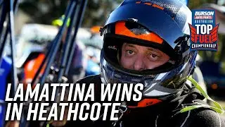 Phil Lamattina wins in front of huge crowd at Heathcote!