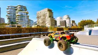TRAXXAS WIDE-MAXX #100SKATEPARCTOUR ACTE-95