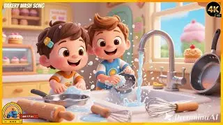 🧽🍞 Песня для детей &laquo;Стирка, пекарня&raquo; | Весёлый мультфильм про уборку и выпечку 🎶👩&zwj;🍳