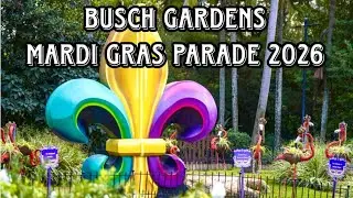 Busch Gardens Mardi Gras Parade 2026