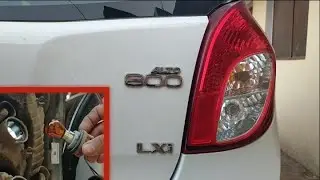 How to open tail light and replace bulb of a car #alto_800 | DIY:  KNOW YOUR CAR