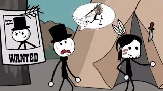 stickman story: island escape -1 - test your wit - funny brain puzzle game - gameplay