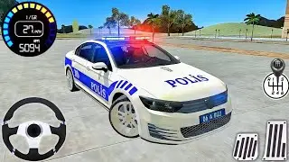 Modifiyeli Volkswagen Passat T&uuml;rk Polis Arabası S&uuml;r&uuml;ş Oyunu - Polis Oyunu 2026 #1 Android Gameplay 