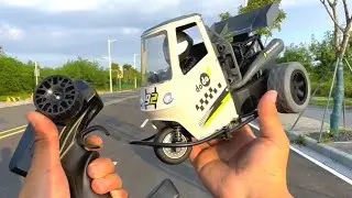RC Racing Auto Rickshaw Tricycle Unboxing & testing- Rc Unboxing Ark