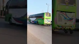 Four star zhongtong bus Karachi to Mainwali,Kala bagh
