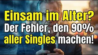 Einsam im Alter? Der Fehler, den 90% aller Singles machen!