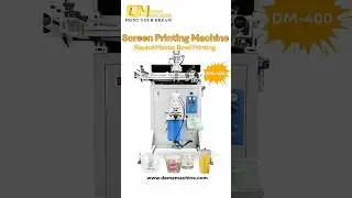 ✨DEMA Semi-Auto Screen Printing Machine for Round Plastic Bowl