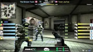 ESEA-P Playoffs CS:GO VOD: Justus vs The Stream Team (Map 2)