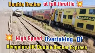 [ 7 in 1] High Speed Actions of Double Decker Express+Intercity SF+BLC freight train+Garudadri+etc