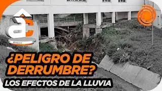 Córdoba: en el Hospital Misericordia colapsó el muro de contención por el temporal