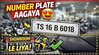 Aaj Aaya Bike Ka Number Plate 🚲 || Showroom Visit Vlog || Patel ki duniya