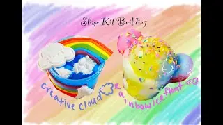 Slime Kit Assembling - Creative Cloud and Rainbow Ice Float (SidesofCreativity