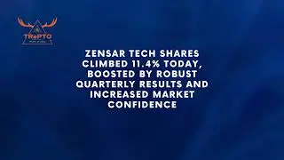 ZENSAR TECH Share climbed 11.4% Today by Robust Quarterly results!!