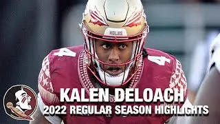 Лучшие моменты регулярного сезона Кален ДеЛоач 2022 года | Florida State LB