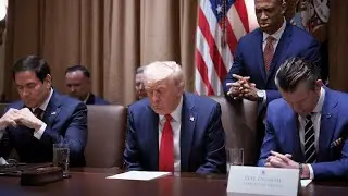 HUD Secretary Scott Turner Prays Over Trump&rsquo;s First Cabinet Meeting