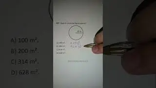 C&aacute;lculo da &aacute;rea de um c&iacute;rculo