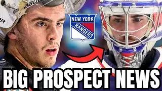 MASSIVE new york rangers TOP goalie prospects UPDATE...