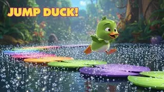 Red Baby Duck Quack Quack | Fun Animal Song | Toddler Sing Along