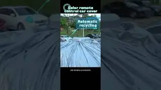 Solar car cover 