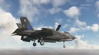 F-35 Hovering Mode Takeoff & Landing at San Diego, California 🇺🇸 International Airport