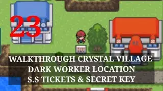 POKEMON VICTORY FIRE | WALKTHROUGH CRYSTAL VILLAGE | DARK WORKER LOCATION HOLDING SECRET KEY