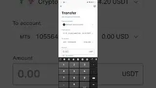How to transfer dollars Crypto wallet to all payment method option in exness. #exness #crypto