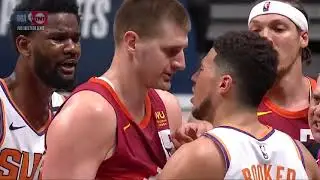 FULL Nikola Jokic Ejected After Hard Foul On Cameron Payne fights Devin Booker Gm 4 Suns vs Nuggets