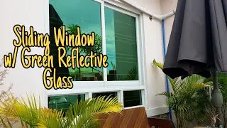 SLIDING WINDOW design with reflective glass / safety tips