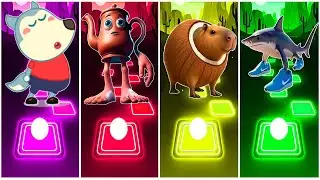 Wolfo 🆚 Tung Tung Sahur 🆚 Bobrini Cocosini 🆚 Tralelo Tralala. 🎶 Who Is Best?