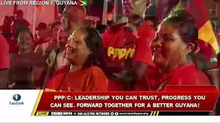 LIVE FROM GUYANA: PPP/C 2025 ELECTION RALLY IN REGION 5, BATH - SUNDAY 10TH AUGUST 2025.
