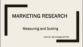 Measuring Meaning, Classification and Tests