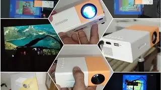 mini projector LED unboxing 📽️ projector review Nokia TV stick ke sath chala kar dekhen#take #mobile