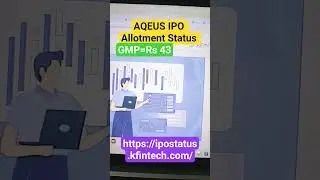 Aeques IPO Allotment Status, Aequs IPO GMP Today, Kfintech,Check Aequs ipo allotment, #ipoallotment