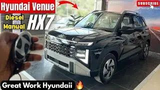 New Venue Diesel 🚀 Black Colour 🔥 Detailed Review | Hyundai Venue Hx7 Diesel 2026