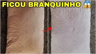 Como desencardir travesseiro velho muito sujo! Fica limpo e cheiroso...
