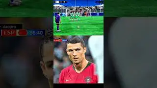 RONALDO Free Kick 🥵| FC Mobile X Real Life🥶| FC Time | #fctime #ronaldo