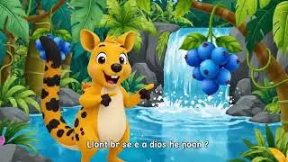 SmartZoo World &ndash; Learn   BLUE with Milo the Marsupilami  Fun Learning for Kids