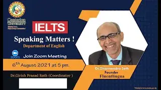 IELTS Speaking Matters! A Webinar for the students of Centurion University