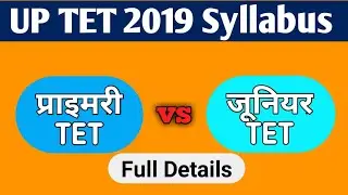UP TET 2019 | UP TET 2019 Exam | Primary & junior UPTET 2019 Exam Syllabus | UPTET 2019 Exam Pattern
