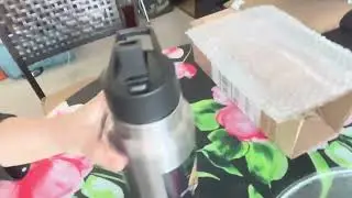 Unboxing my Merch 32oz stainless water bottle, durable last long #shortsvideo  #merch #merchandise