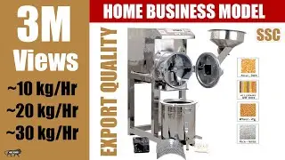 SS 2in1 Small Business Mini Pulveriser|MULTIPURPOSE PULVERISER 1HP 2 HP 3 HP 5 HP|+91 95120 06774