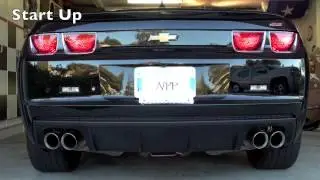 Camaro SS - Stock vs. Open NPP Exhaust