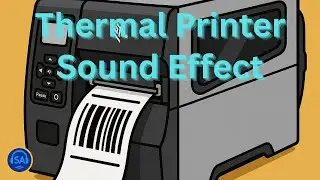 🎧 Direct Thermal Barcode Printer &ndash; Printing Sound Effect