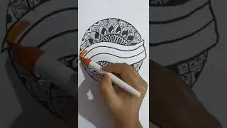 india flag mandala art.... #shortsfeed #shortvideo #art #mandalaart #mandala #shorts