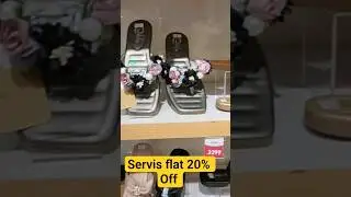 servis shoes flat 20% off on summer collection 👌 full video uploaded🤎 #servisshoes #sale