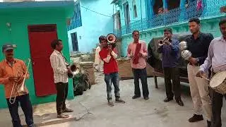 मासौ सैण नैल बजार garwali brass band ganesh singh ji tandkara men bzaar Satpuli 🎹🎺....
