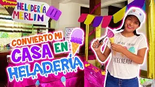 Convierto mi CASA en una HELADERÍA🍧🏠 HELADO CREMOSO de Muchos Sabores y Tamaños| CONNY MERLIN
