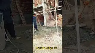 Concrete Mixing Method Using Sand, Gravel & Cement#construction #shortvideo #ytshorts #shorts #shot